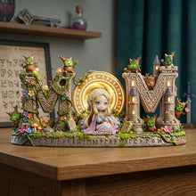 Load image into Gallery viewer, Every Adventure Begins with Mom - Fantasy Adventure Mom And Kids Acrylic Plaque - Personalized Gift for Mom, Grandma, or Any Special Mother Shaped Plaques PopCulturePrints
