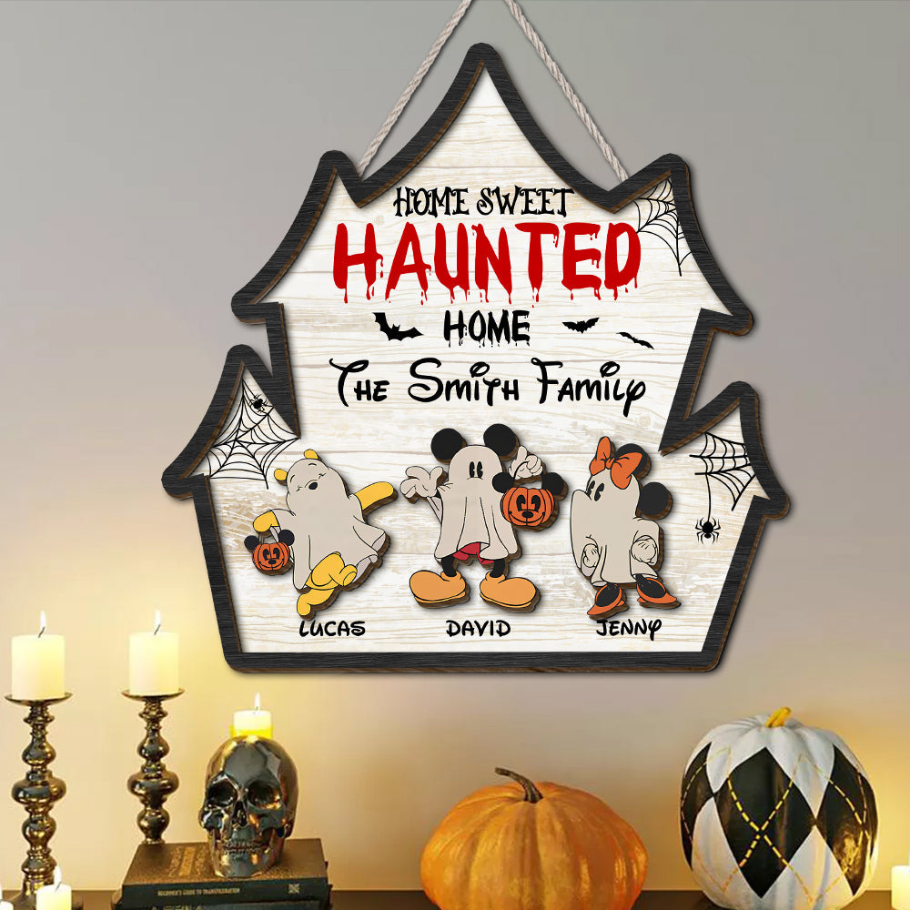 Personalized Haunted Halloween Wall Decor - Disney Inspired