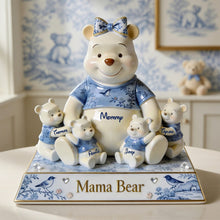 Load image into Gallery viewer, Sweet Mama Bear Acrylic Plaque - Custom Gifts for Moms and Grandmas Shaped Plaques PopCulturePrints
