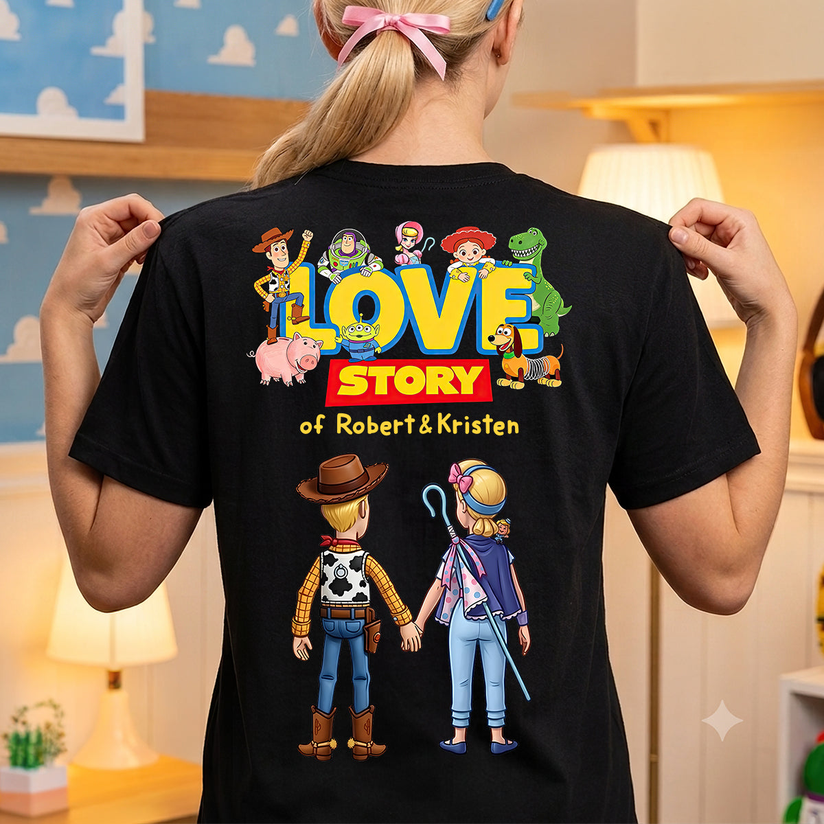 Love Story Shirt - Personalized Gift for Couples