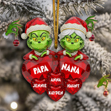 Load image into Gallery viewer, Love from Grandkids - Personalized Christmas Ornament for Grandparents Ornament PopCulturePrints
