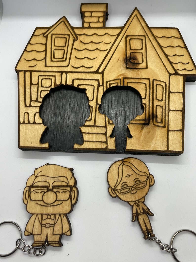 Personalized Cartoon Couple Key Holder - Unique Valentine's Day Gifts PopCulturePrints