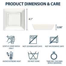 Load image into Gallery viewer, &quot;Behind You All Your Memories&quot; - Personalized Ring Dish - Perfect Gift for Graduates, Moms, and Grandmas Ring Dish PopCulturePrints
