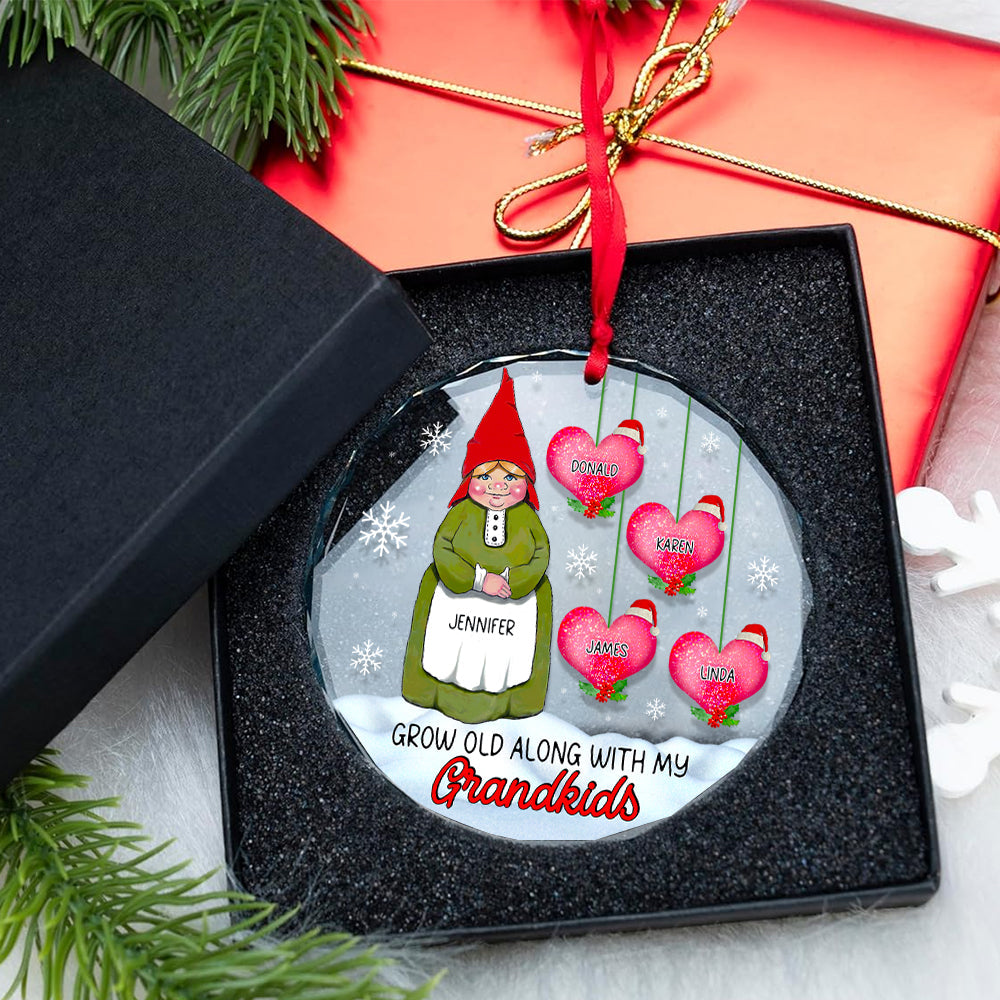 Customizable Gnome Grandparents Christmas Ornament Ornament PopCulturePrints