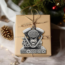 Load image into Gallery viewer, Celebrate Your Biker Spirit - Personalized Strong Motorcycle Engine Ornament - Perfect Gift for Bikers Ornament PopCulturePrints
