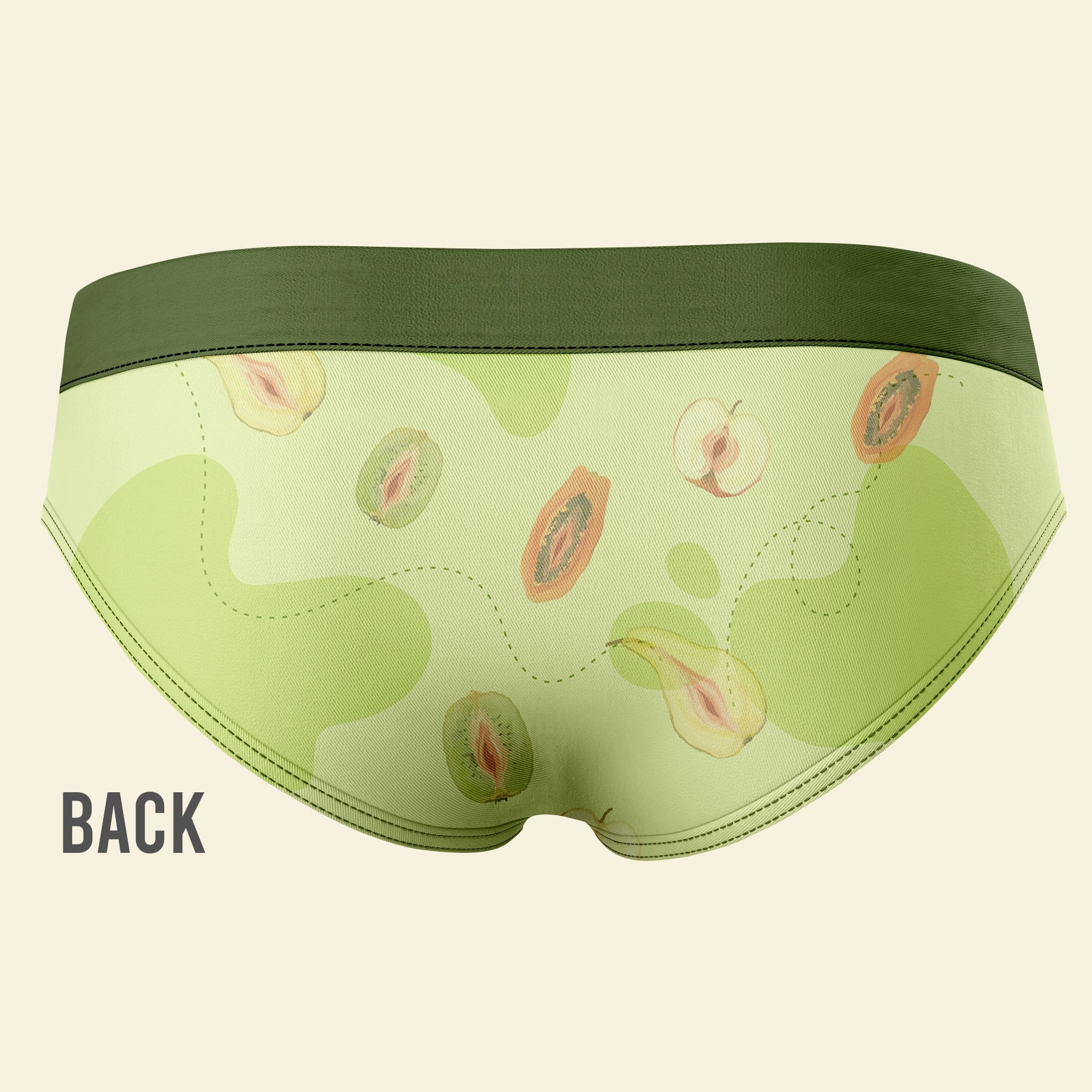 Personalized Vegan Briefs - Unique Gift for Her Boxer Briefs PopCulturePrints