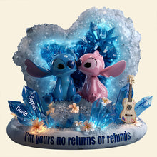 Load image into Gallery viewer, I'm Yours No Returns or Refunds - Cute Couple Acrylic Plaque - Personalized Gifts for Couples Shaped Plaques PopCulturePrints
