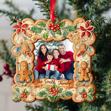 Load image into Gallery viewer, Personalized Family Christmas Ornament - Custom Photo Gift
