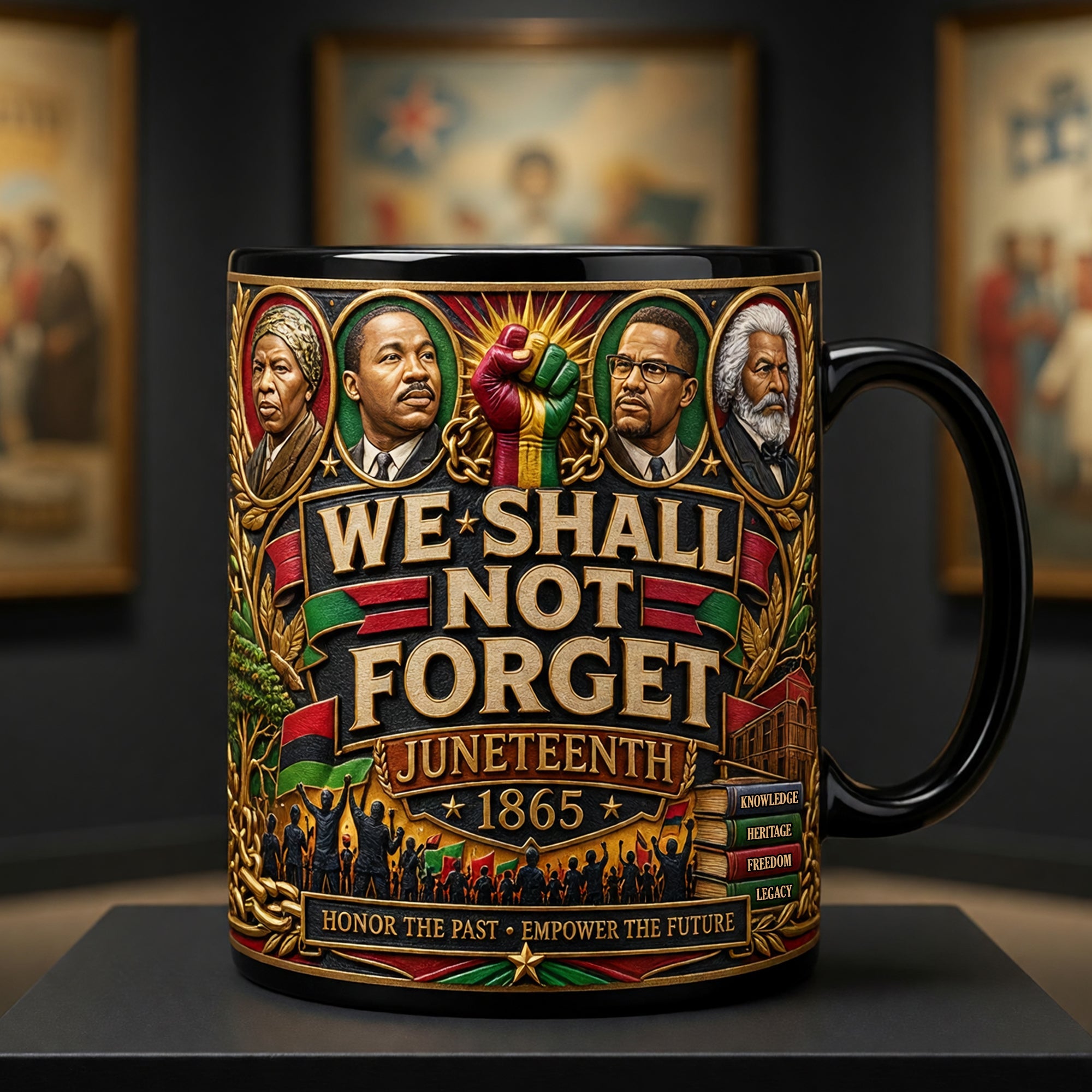 We Shall Not Forget - Black History Month Magic Coffee Mug - Personalized Gift for History Enthusiasts Coffee Mug PopCulturePrints
