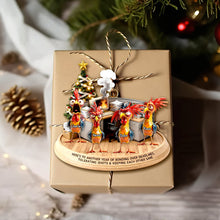 Load image into Gallery viewer, Office Chaos Chicken Acrylic Ornament - A Hilarious Personalized Gift for Coworkers Ornament PopCulturePrints
