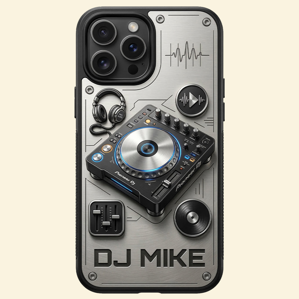 "Feel the Beat!" Personalized DJ Controller Phone Case - Perfect Gift for Music Lovers Phone Case PopCulturePrints