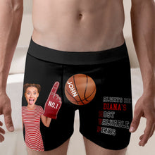Load image into Gallery viewer, Personalized Sport Couples Boxer Briefs - Custom Photo Gift for Him Boxer Briefs PopCulturePrints
