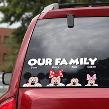 Load image into Gallery viewer, Custom Family Car Decal - Mickey and Friends Decal Sticker PopCulturePrints
