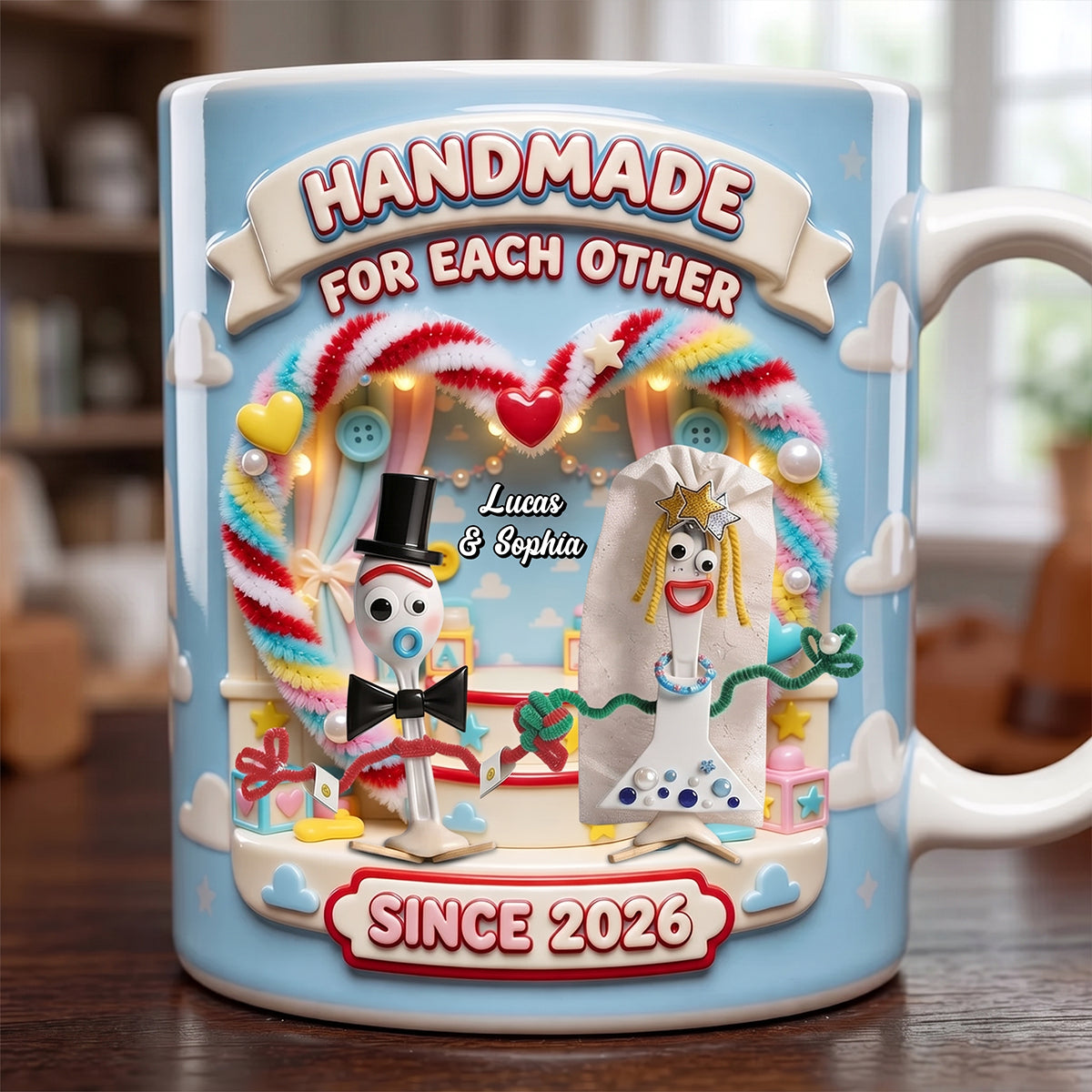 Lovely Couple Mug - Personalized Gifts For Couples 01totn290626 Coffee Mug PopCulturePrints
