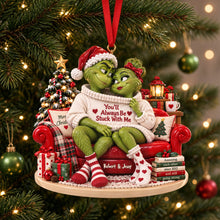 Load image into Gallery viewer, You’ll Always Be Stuck With Me - Personalized Couple Ornament
