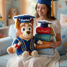 Load image into Gallery viewer, Celebrate Achievement with Our Congrats Graduate Shaped Pillow – Personalized Gift for Graduates Pillow PopCulturePrints
