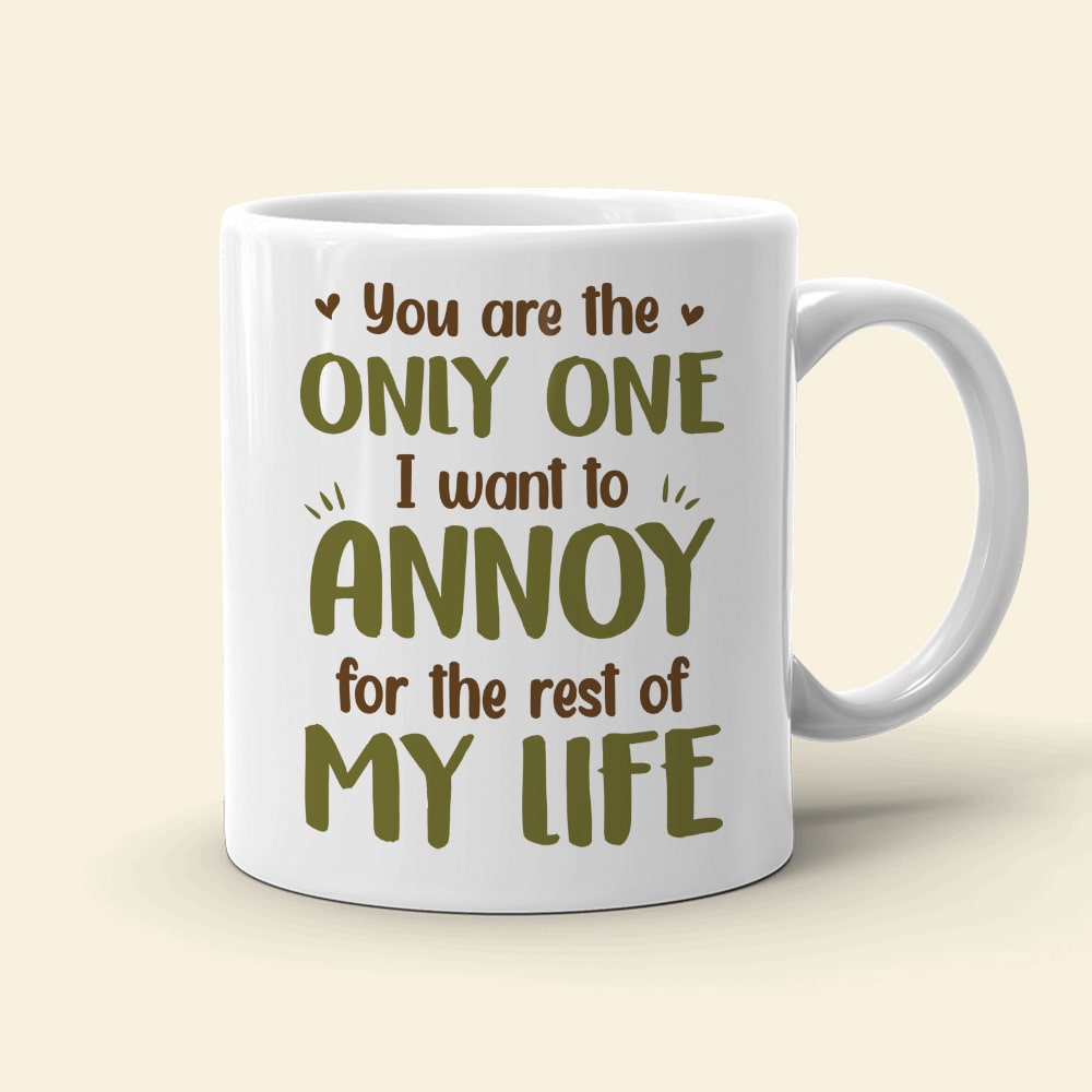 You're My Forever Annoyance - Custom Couple Mug Gift | Valentine's Day Gifts Coffee Mug PopCulturePrints