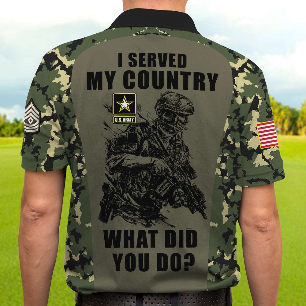 I Served My Country - Veteran Camo Shirt