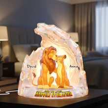 Load image into Gallery viewer, Happily Ever After - Personalized Couple Gift Lamp Light Box PopCulturePrints
