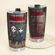 Load image into Gallery viewer, Personalized Besties Halloween Tumbler - Fun Gift for Best Friends
