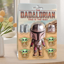 Load image into Gallery viewer, “This is the Way” – Customizable Galaxy Dad Acrylic Plaque - Perfect Gift for Dads, Grandpas, and Fathers Shaped Plaques PopCulturePrints
