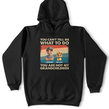 Load image into Gallery viewer, You Can't Tell Me What To Do - Funny Grandpa Personalized T-Shirt T-shirt PopCulturePrints
