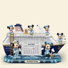 Load image into Gallery viewer, Celebrate Family Adventures with Our 1st Cruise Trip - Personalized Family Plaque Gift Shaped Plaques PopCulturePrints

