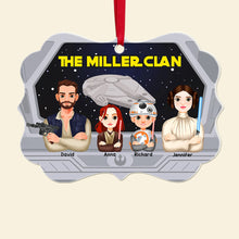 Load image into Gallery viewer, Custom Family Ornament - Galactic Clan Design Ornament PopCulturePrints
