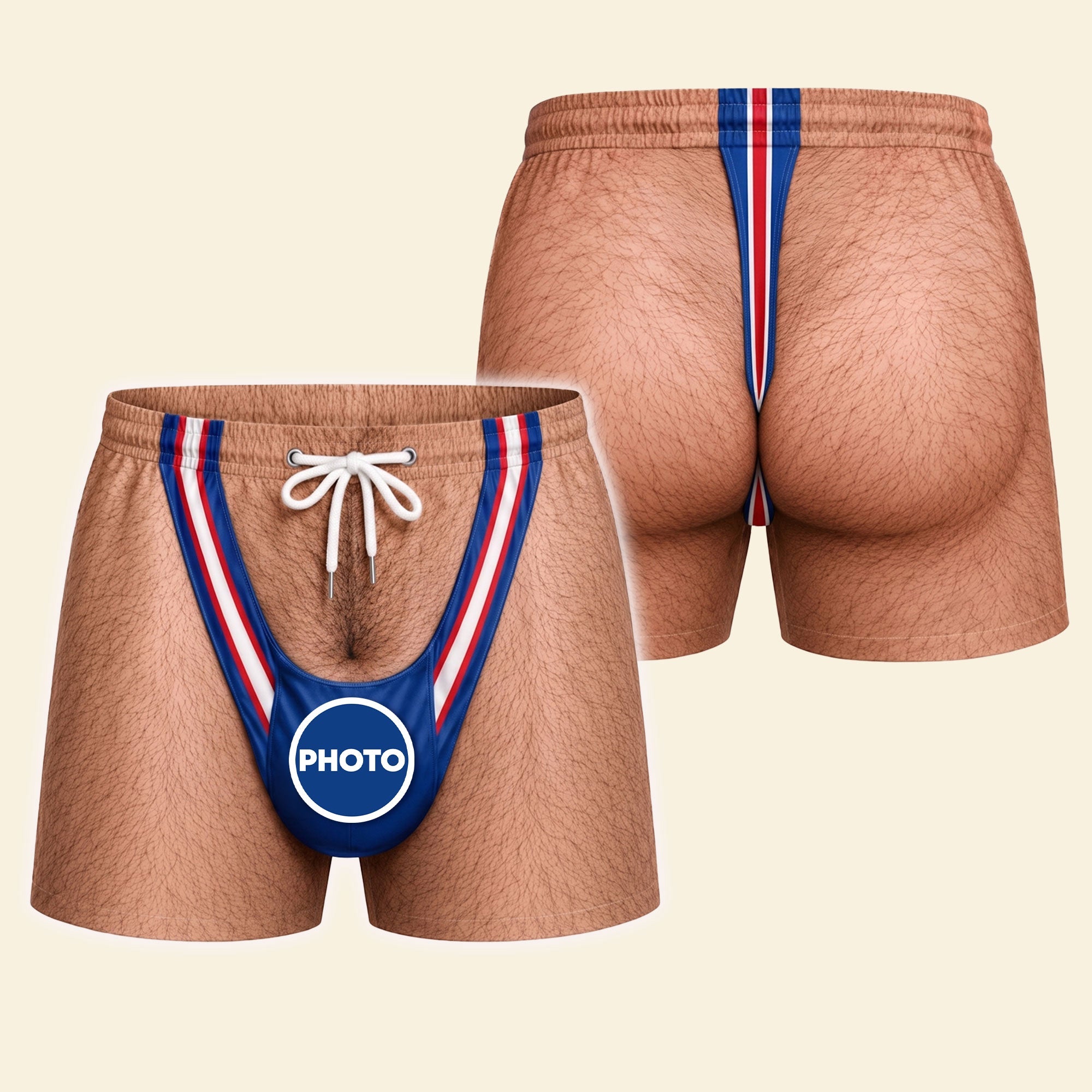 Funny Men's Beach Shorts - Personalized Gifts For Sport Lovers 01HUTI170726 Beach Shorts PopCulturePrints