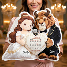 Load image into Gallery viewer, Cherish Every Moment with Your Fairytale Couple Pillow - Personalized Gifts for Couple Anniversary Pillow PopCulturePrints
