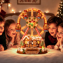 Load image into Gallery viewer, Sweetest Gingerbread Christmas - Personalized Acrylic Light Box for Grandparents
