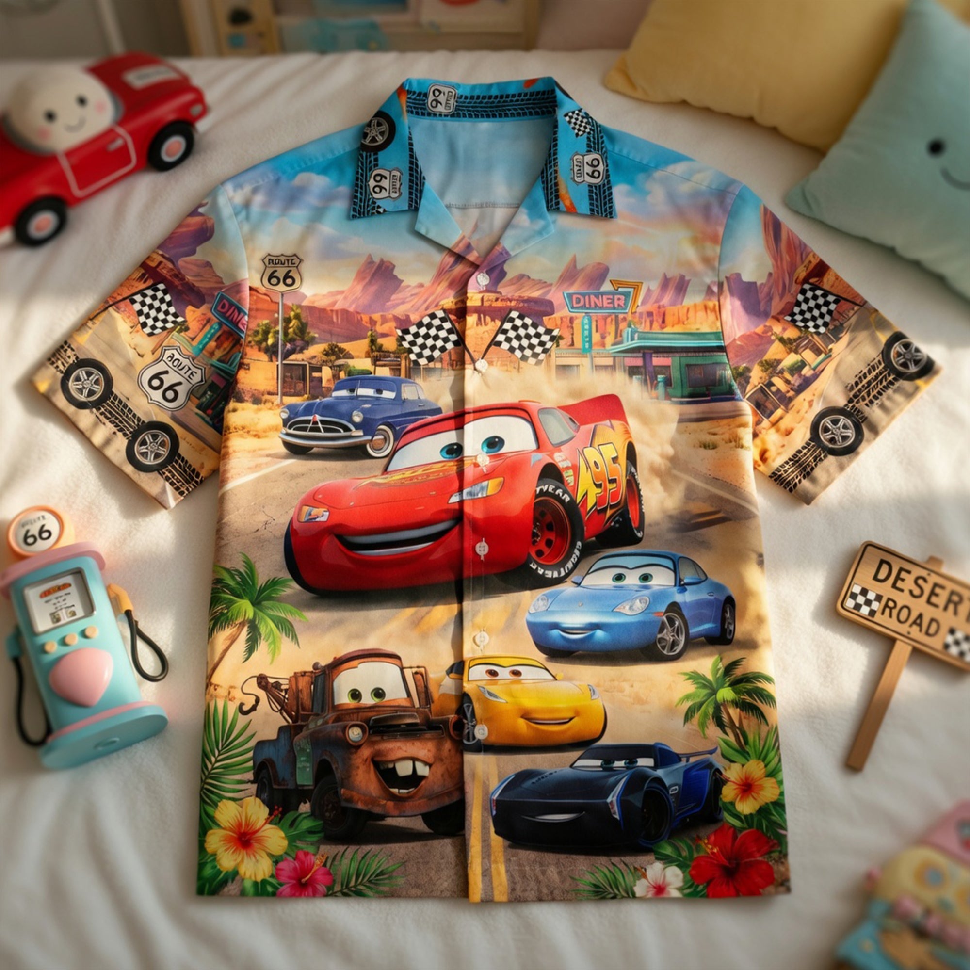 “Fuel Your Passion with Style” - Racing Crew Hawaiian Shirt, Personalized Gift for Auto Enthusiasts