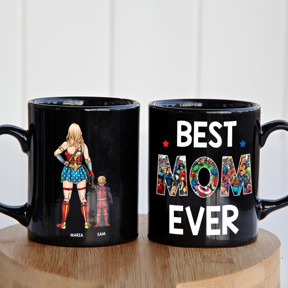 Best Dad Ever Personalized Coffee Mug - Dragon Inspired