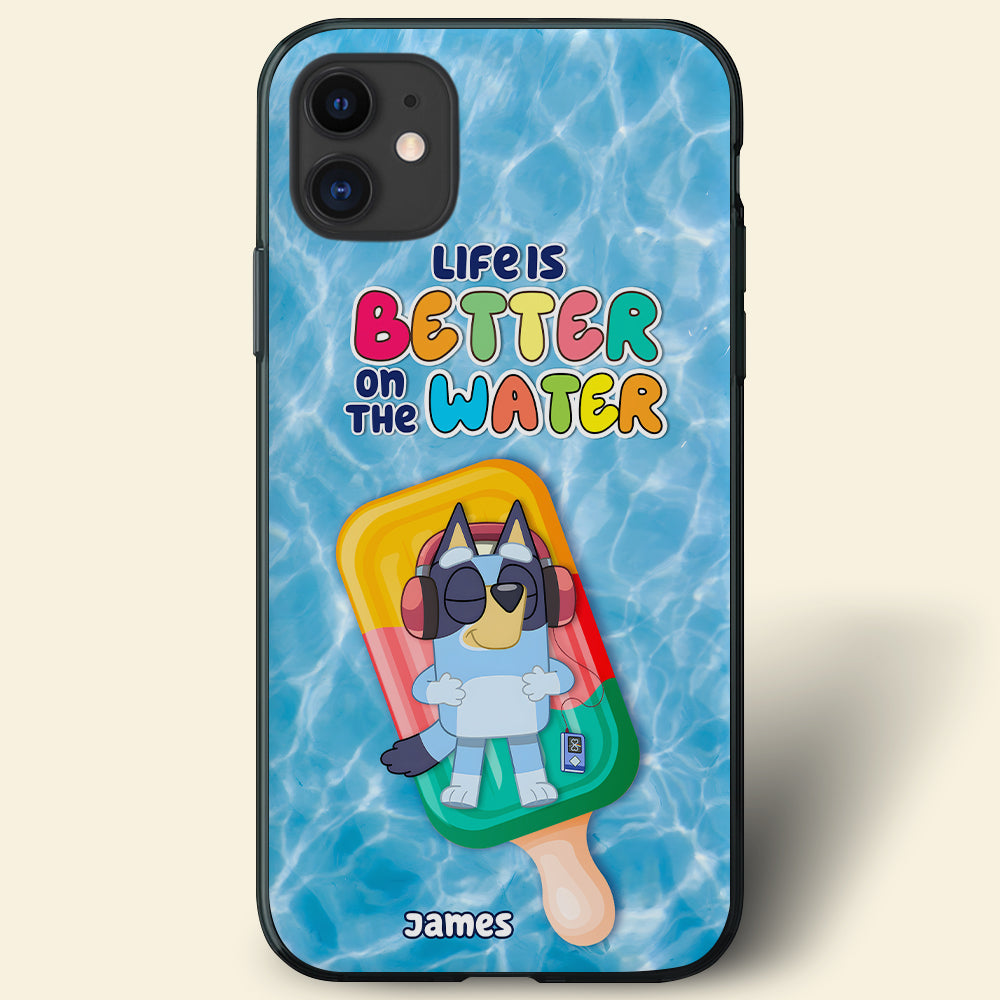 Personalized 'Life is Better on the Water' Phone Case for Fans