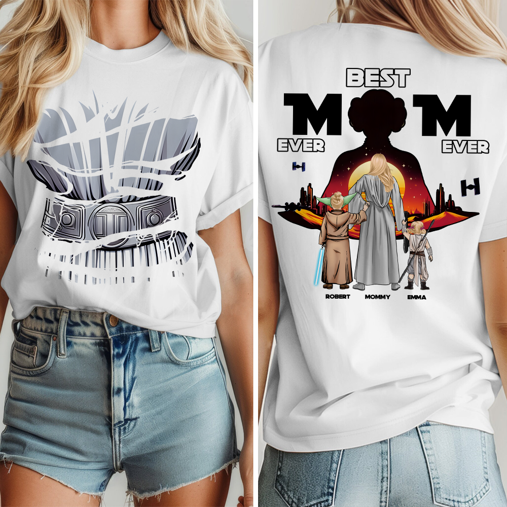 Best Mom Ever - Personalized T-Shirt for Mom, Grandma & More Shirts PopCulturePrints