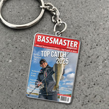 Load image into Gallery viewer, “Catch Memories with Every Cast” - Custom Photo Fishing Lover Keychain - Personalized Gift for Fishing Enthusiasts Keychains PopCulturePrints
