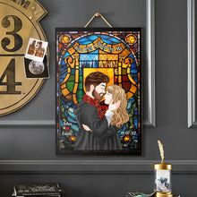 Load image into Gallery viewer, Personalized Magical Couple Wood Sign Wood Sign PopCulturePrints
