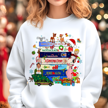 Load image into Gallery viewer, Festive Movie Lover&#39;s Christmas Sweatshirt Shirts PopCulturePrints
