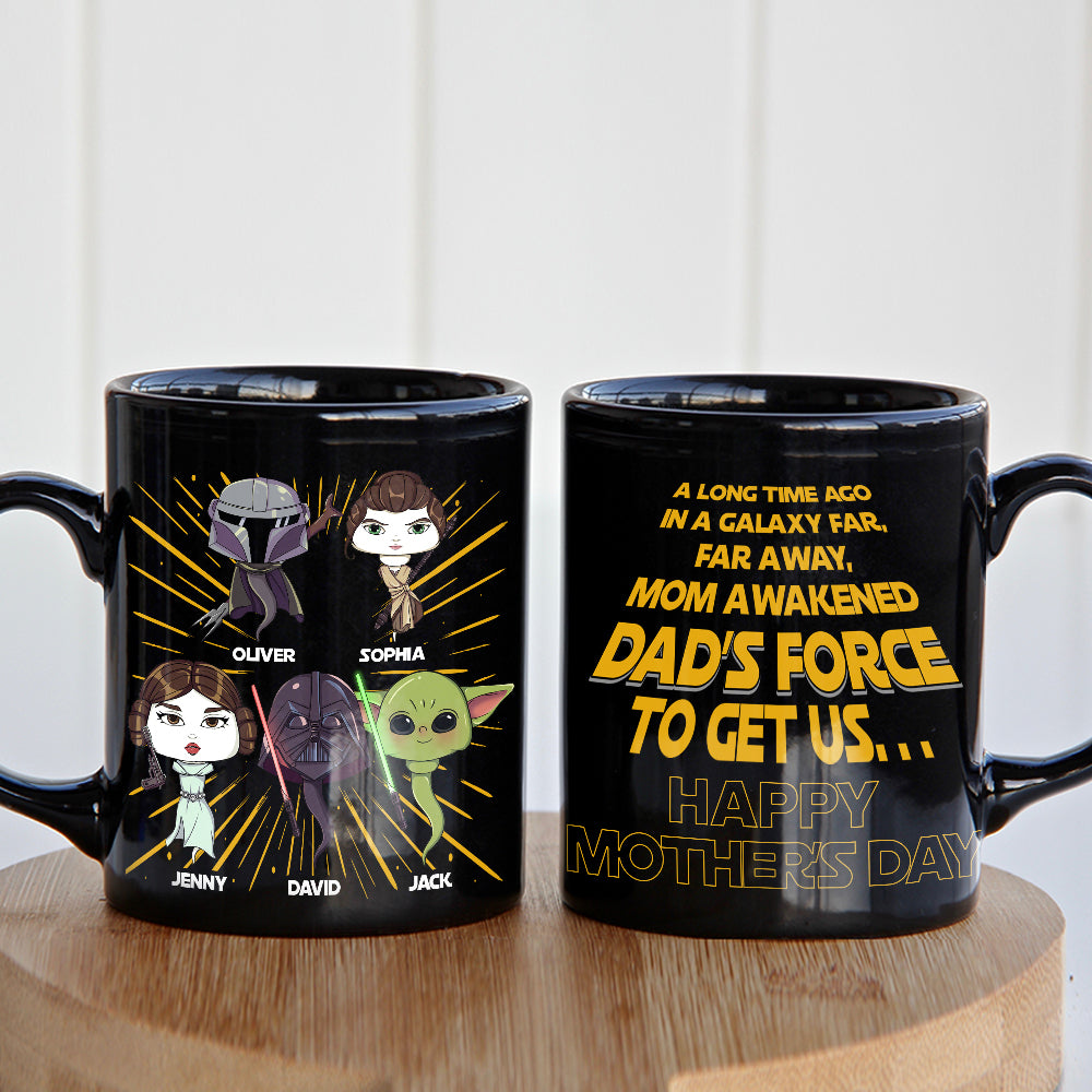Galaxy Mom Personalized Coffee Mug - Star-Themed Mother's Day Gift Coffee Mug PopCulturePrints