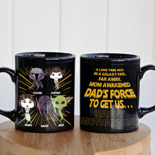Load image into Gallery viewer, Galaxy Mom Personalized Coffee Mug - Star-Themed Mother&#39;s Day Gift Coffee Mug PopCulturePrints
