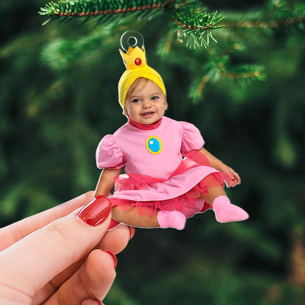 Personalized Kids' Christmas Tree Ornaments - Custom Photo Design Ornament PopCulturePrints