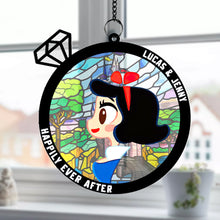 Load image into Gallery viewer, Custom Couple Suncatcher Ornament - Personalized Christmas Gift Suncatcher PopCulturePrints
