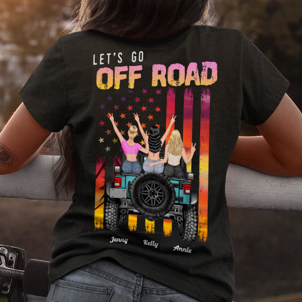 Personalized 'Let's Go Off-Road' Adventure T-Shirt