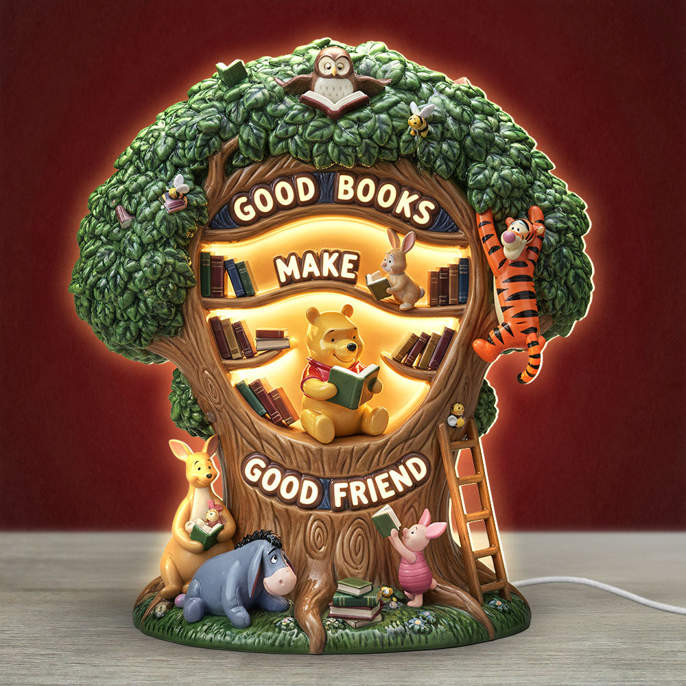 Good Books Make Good Friends - Personalized Bookish Friends Forever Acrylic Light Box Light Box PopCulturePrints