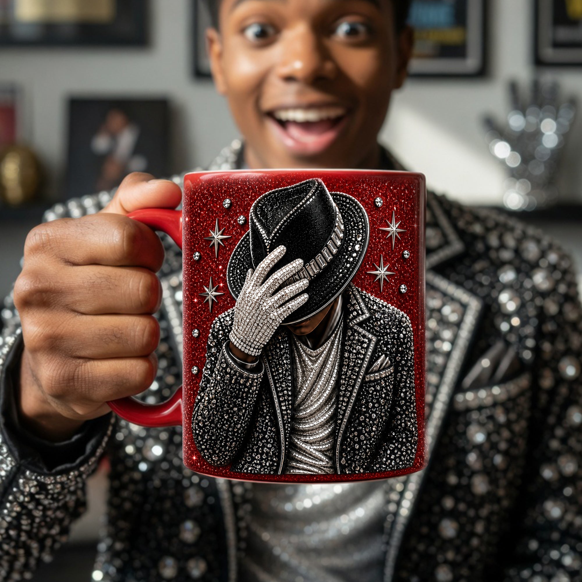 Dazzling Tribute Mug - Personalized Gift for Music Lovers Coffee Mug PopCulturePrints