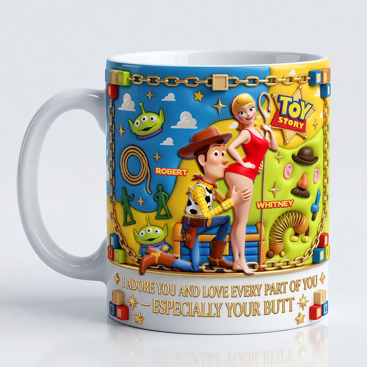 Cheeky Love Coffee Mug - Personalized Gifts for Your Partner