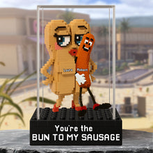 Load image into Gallery viewer, You&#39;re the Bun to My Sausage - Personalized Couple Plaque Shaped Plaques PopCulturePrints
