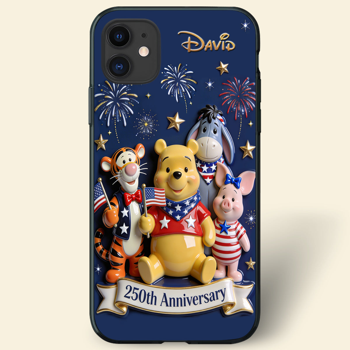 Celebrate Love and Friendship - 250th Anniversary Personalized Phone Case Phone Case PopCulturePrints