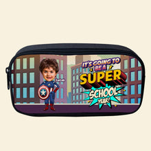 Load image into Gallery viewer, Personalized Superhero Pencil Case for Kids Pencil Case PopCulturePrints
