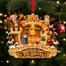 Load image into Gallery viewer, Celebrate Friendship with Cute Woodland Friends Ornament - Personalized Christmas Gift
